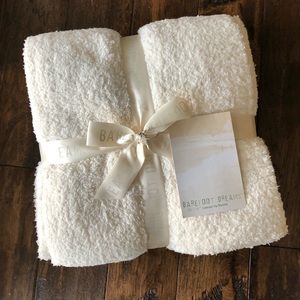 Barefoot Dreams CozyChic Contrast Tip Blanket